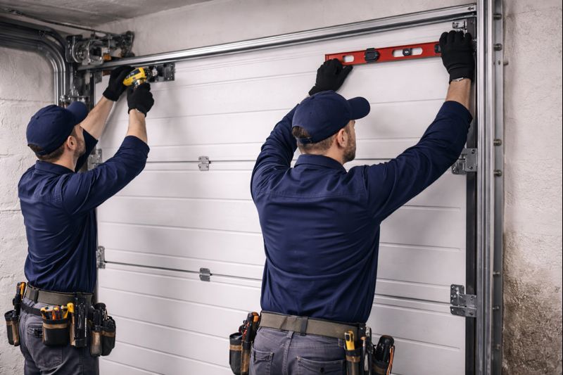 Instalación de una puerta seccional de garaje en Torrent por técnicos especializados