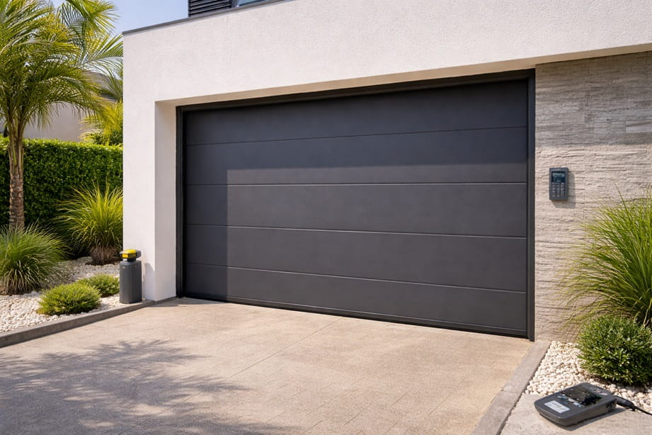 Puerta de garaje automática instalada en Paterna